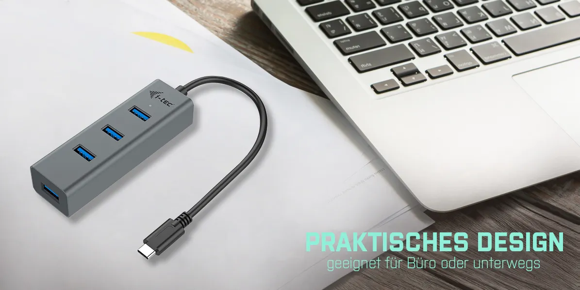 i-tec Metal USB-C HUB 4 Port – Bild 5
