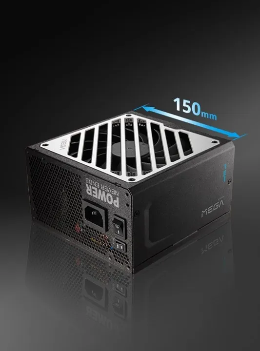 FSP MEGA GM 1200W Netzteil ATX ATX3.1 Schwarz – Bild 7