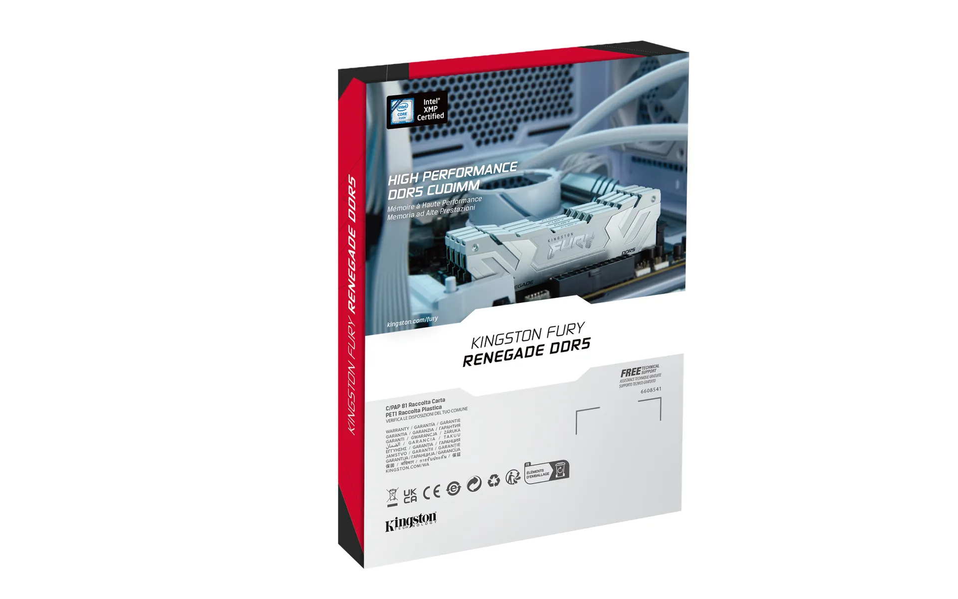 Kingston Technology FURY 48GB 8400MT/s DDR5 CL40 CUDIMM (2er-Kit) Renegade White XMP – Bild 6