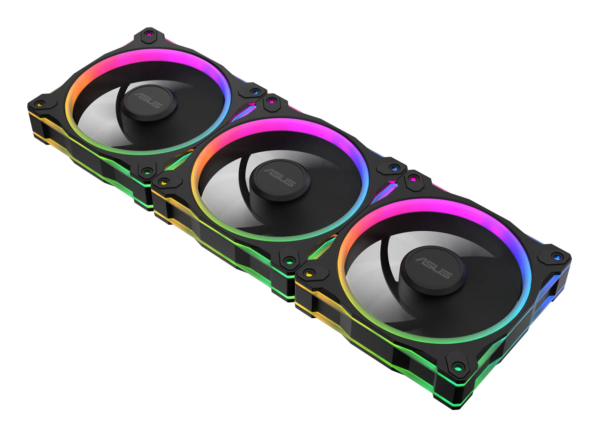 ASUS Prime MR120 Fan ARGB Black 3in1 Computergehäuse Ventilator 12 cm Schwarz – Bild 2