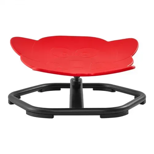 VEVOR Drehstuhl Kinder Autismus Sensorischer Drehsitz 100 kg 520x500 mm Rot, ADHS Hilfsmittel für Kinder im Alter von 3-12 Jahren, Förderung von Gleichgewicht Körperkoordination Greifkraft, PP-Material – Bild 10