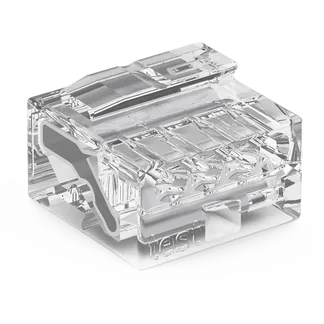 MICRO-Verbindungsdosenklemme WAGO, eindrähtige Leiter, Ø0,8mm, 4 Klemmstellen MICRO-Verbindungsdosenklemme WAGO, eindrähtige Leiter, Ø0,8mm, 4 Klemmstellen