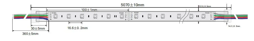 Synergy 21 LED Flex Strip 5050 - 30 RGB DC24V + 36W IP68 – Bild 2