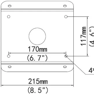ALLNET IP Kamera zbh. Cornermount/Deckenhalter Eckadapter for ALL-CAM2498-LEP ALLNET IP Kamera zbh. Cornermount/Deckenhalter Eckadapter for ALL-CAM2498-LEP