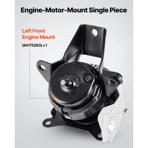 VEVOR Motorhalterung Ersatz, linke vordere Motorhalterung, universell kompatibel mit 2014–2018 Chevrolet Silverado 1500 5,3 l V8, sichere Unterstützung, robuste Aluminiumkonstruktion, schwarz VEVOR Motorhalterung Ersatz, linke vordere Motorhalterung, universell kompatibel mit 2014–2018 Chevrolet Silverado 1500 5,3 l V8, sichere Unterstützung, robuste Aluminiumkonstruktion, schwarz