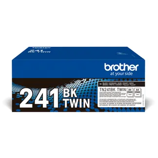 Brother TN-241BKTWIN Tonerkartusche 2 Stück(e) Original Schwarz Brother TN-241BKTWIN Tonerkartusche 2 Stück(e) Original Schwarz