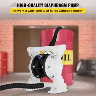 VEVOR Druckluft-Doppelmembranpumpe 26,5 L/min mit 1.27cm Einlass und Auslass VEVOR Druckluft-Doppelmembranpumpe 26,5 L/min mit 1.27cm Einlass und Auslass