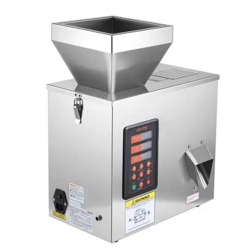 VEVOR Pulverabfüllmaschine Partikelspender Pulverfüller Automatisch 3-200g, Intelligentes Wiegen & Abfüllen, Edelstahlkonstruktion, Hohe Genauigkeit, Ideal für Nüsse Samen Tee Kaffeebohnen Getreide – Bild 9