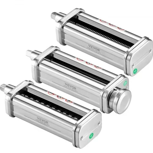 VEVOR 3 tlg. Manuelle Nudelmaschine Edelstahl, Edelstahl Frische Manuell Pasta Walze Maschine Italienische Flachteigmaschine Pastamaker inkl. Reinigungsbürste für Spaghetti, Lasagne usw. – Bild 8