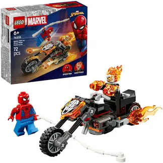 76335 Marvel Super Heroes Spider-Man vs. Ghost Rider auf seinem Motorrad, Konstruktionsspielzeug 76335 Marvel Super Heroes Spider-Man vs. Ghost Rider auf seinem Motorrad, Konstruktionsspielzeug