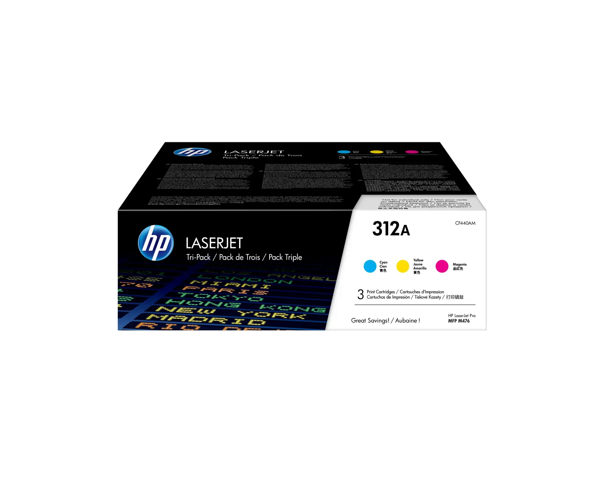 HP 312A Cyan LaserJet Tonerkartusche (3er-Pack) HP 312A Cyan LaserJet Tonerkartusche (3er-Pack)