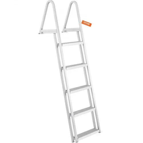 VEVOR Badeleiter Bootsleiter abnehmbar 5 Stufen 159kg Traglast 610x455x1825mm – Bild 9