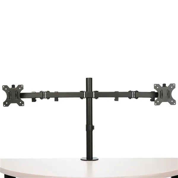 StarTech.com Monitorarm für 2 Monitore mit Schreibtischhalterung - Tischklemme - VESA-Monitorhalterung für bis zu 32-Zoll-Displays - Ergonomischer Gelenkmonitorarm - höhenverstellbar, neigbar, drehbar – Bild 4