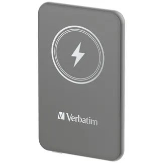 Verbatim Charge ’n‘ Go Lithium Polymer (LiPo) 5000 mAh Kabelloses Aufladen Grau Verbatim Charge ’n‘ Go Lithium Polymer (LiPo) 5000 mAh Kabelloses Aufladen Grau