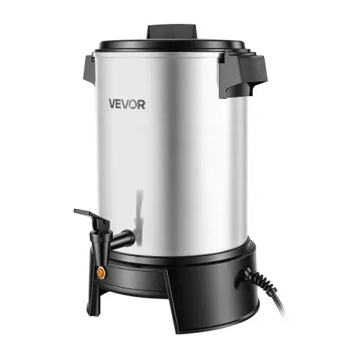 VEVOR Gewerbliche Kaffeemaschine, 30 Tassen, 4,5 l Heißgetränkespender mit tropffreiem Wasserhahn, 1190 W Schnellbrüh-Kaffeemaschine, automatische Temperaturregelung, für Catering, Partys, Kirchen und Restaurants – Bild 10