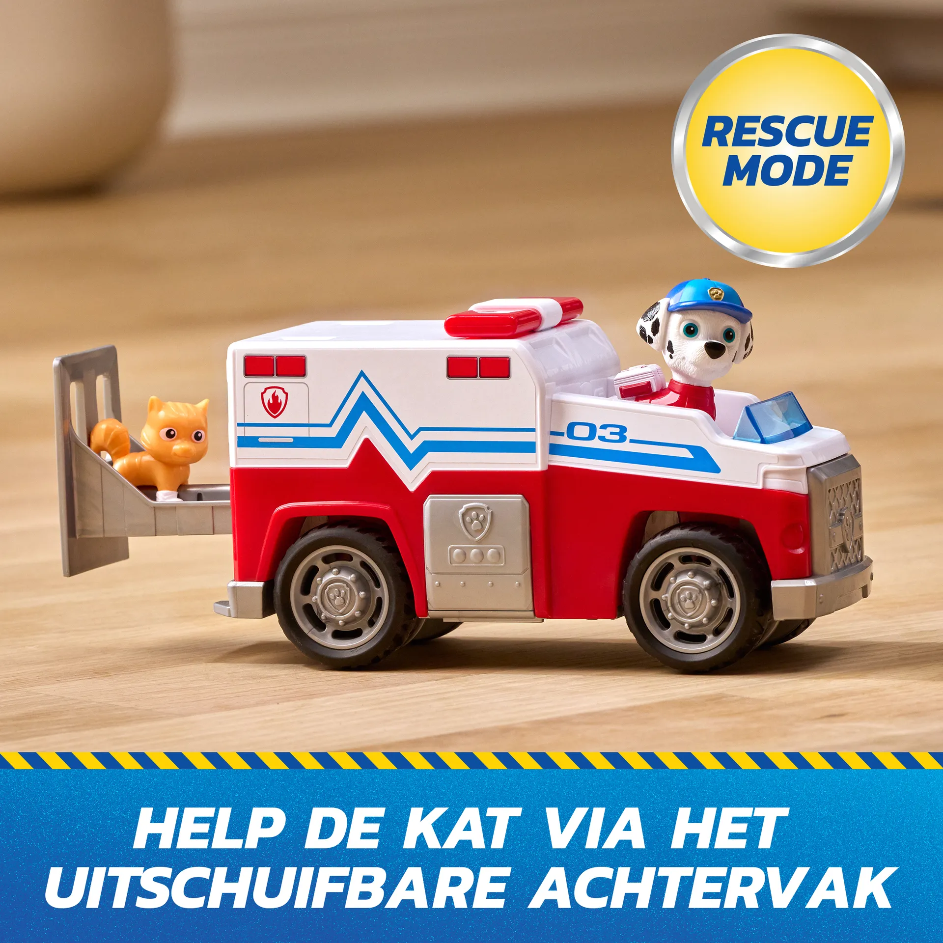 PAW Patrol - Search & Rescue: Marshalls Rettungsfahrzeug mit 2 Figuren – Bild 3