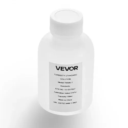 VEVOR Trübungskalibrierlösung 0 NTU 100 ml, Standard-Trübungslösung zum Nachfüllen für Trübungsmessgeräte, Nulldrift für stabile Konzentration, gebrauchsfertig, geeignet für weißes/rotes Licht – Bild 7