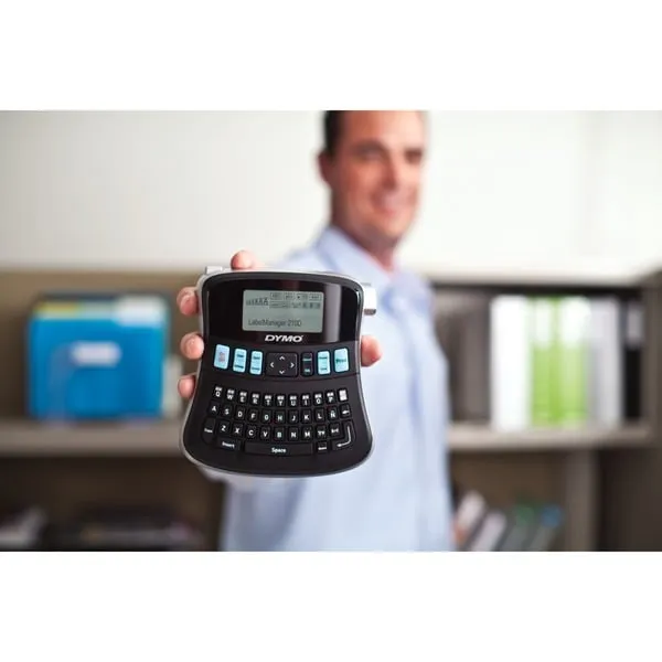 DYMO LabelManager 210D+ Beschriftungsgerät | Etikettiergerät mit QWERTZ Tastatur & großem Grafikdisplay | für D1 Etiketten in 69und 12mm Breite – Bild 7