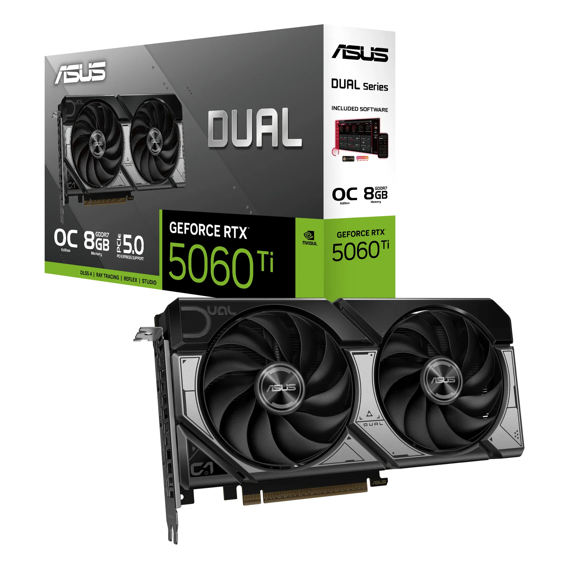 ASUS Dual -RTX5060TI-O8G NVIDIA GeForce RTX 5060 Ti 8 GB GDDR7 – Bild 3