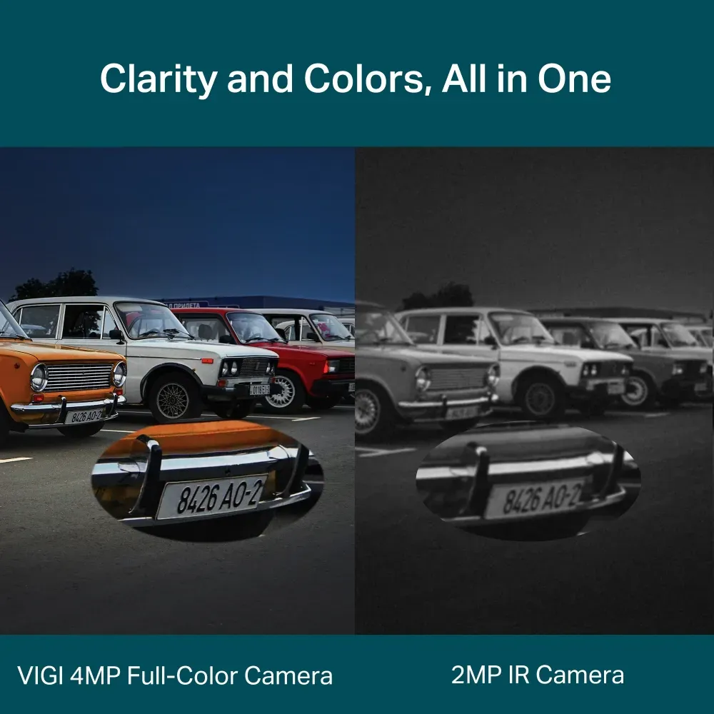 VIGI by tp-link 4MP Full-Color Wi-Fi Pan/Tilt Network Camera - VIGI C540-W(4mm) – Bild 5