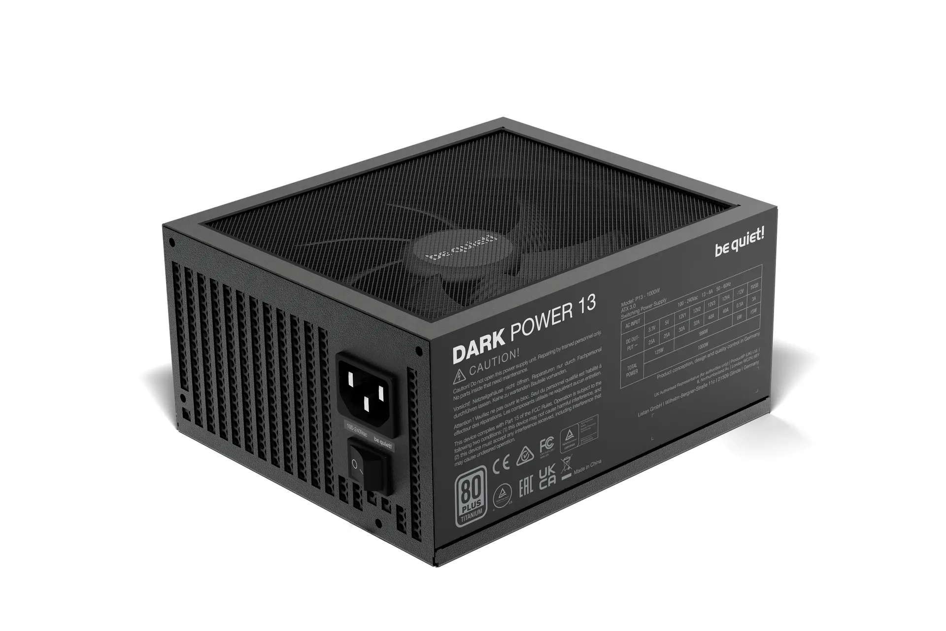 be quiet! Dark Power 13 Netzteil 1000 W 20+4 pin ATX ATX Schwarz – Bild 3