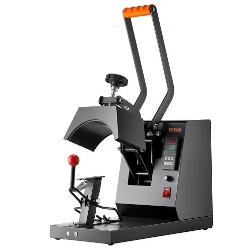 VEVOR Hut-Heizpresse, 4 in 1 Kappen-Wärmepresse, 15,2x7,6 cm Klappschalen-Sublimationsübertragung, LCD-Digital-Timer-Temperaturregelung mit 4 gebogenen Heizelementen (6x3/6,7x2,7/6,7x2,7x2,7 cm) – Bild 10