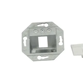 Keystone, Modulträger, UP Dosen für 1xTP-Modul, Reinweiss, Eckiger Aussenrahmen, Synergy 21, Keystone, Modulträger, UP Dosen für 1xTP-Modul, Reinweiss, Eckiger Aussenrahmen, Synergy 21,