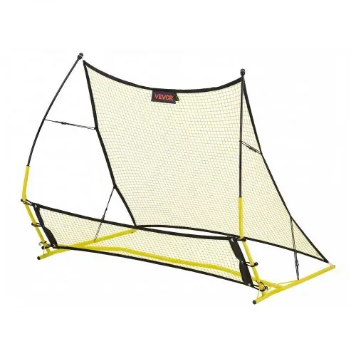 VEVOR Fußball-Rebounder 1830 x 1085 mm, 2-in-1 Rückprallnetz für Ballkontrolle & Passübungen, Rebounder mit Verdickten Fiberglasstangen & Eisenrohren, Trainingsgerät für Jugendliche & Erwachsene – Bild 8