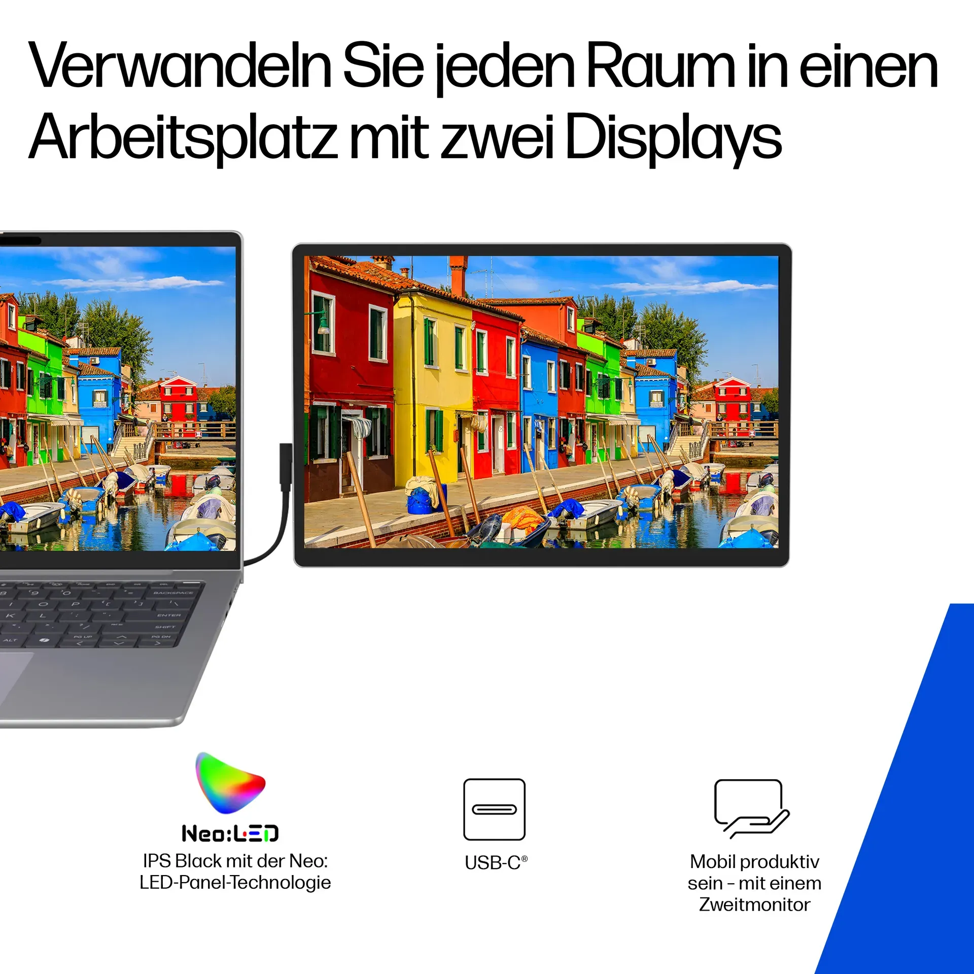 HP Series 5 Pro 14 inch WQXGA Portable Monitor – 514pn – Bild 6