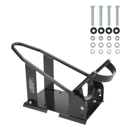 VEVOR Motorrad Radkeil, 816,5 kg Kapazität Radhalter, Hochleistungsstahl Motorrad Vorderradständer mit 3 verstellbaren Löchern, für 381–533,4 mm Off-Road Motorräder, Standard Motorräder – Bild 8