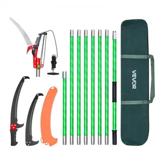 VEVOR Astsäge mit Teleskopstiel, 215,3-809,3 cm einstellbar, scharfe Klinge aus 65Mn-Stahl, leichte Stange aus Fiberglas, Teleskop Baumsäge zum Beschneiden hoher Äste, (inkl. Baumschere) VEVOR Astsäge mit Teleskopstiel, 215,3-809,3 cm einstellbar, scharfe Klinge aus 65Mn-Stahl, leichte Stange aus Fiberglas, Teleskop Baumsäge zum Beschneiden hoher Äste, (inkl. Baumschere)