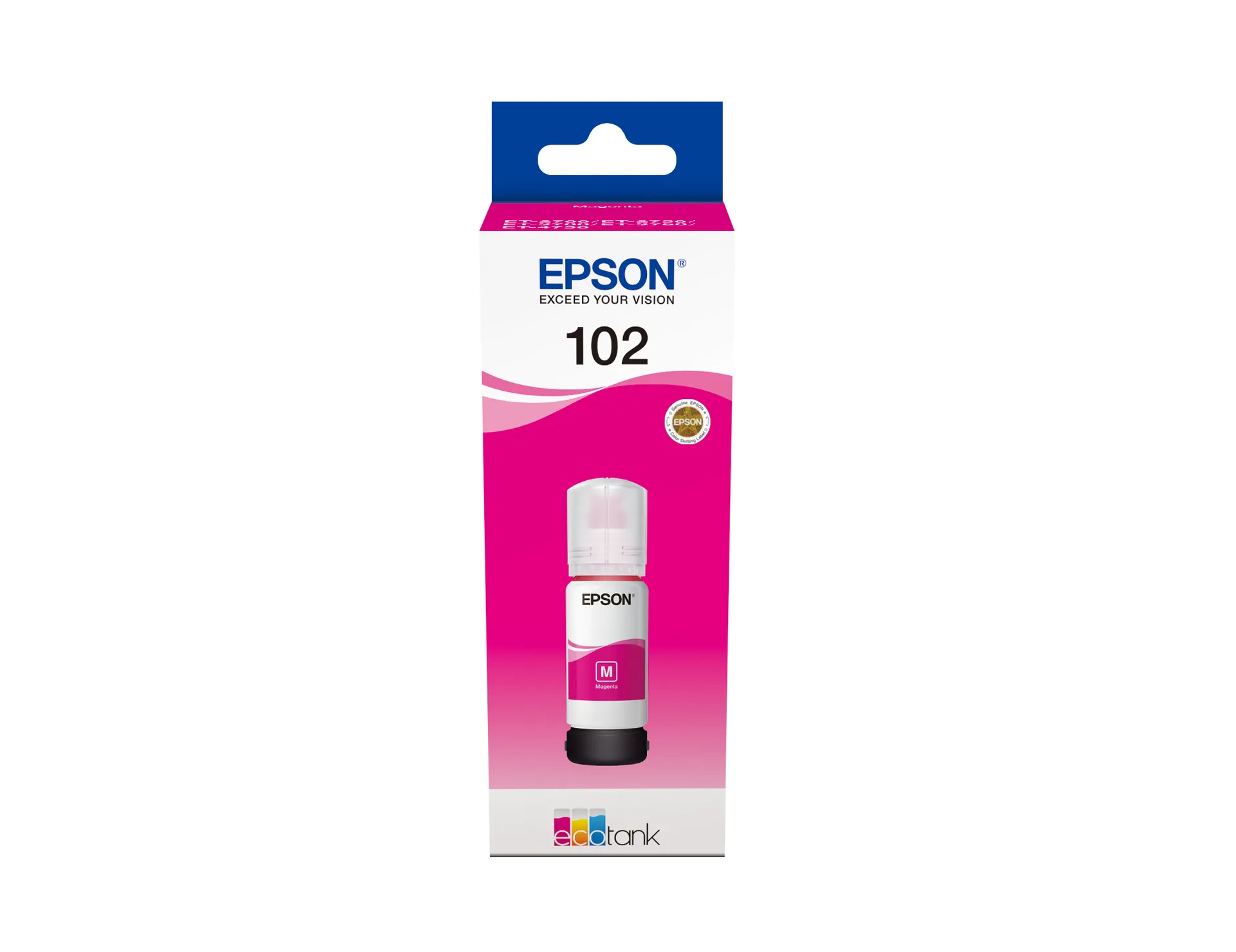 Epson 102 EcoTank Magenta ink bottle Epson 102 EcoTank Magenta ink bottle