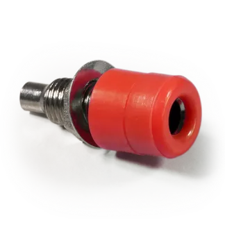 Bananen-Buchse McPower, 4mm, mit Gewinde, rot Bananen-Buchse McPower, 4mm, mit Gewinde, rot