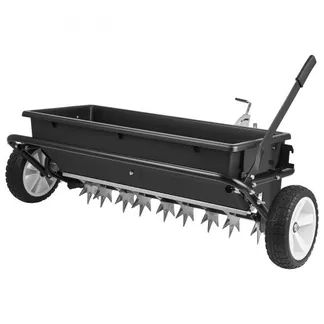 VEVOR Anhänger Rasenlüfter 81 cm Streubreite, Streuwagen mit Universalkupplung, Gartensämaschine & Bodenbelüfter mit 45 kg Kapazität & 10 Zoll Rädern, Vertikutierer für ATVs & UTVs VEVOR Anhänger Rasenlüfter 81 cm Streubreite, Streuwagen mit Universalkupplung, Gartensämaschine & Bodenbelüfter mit 45 kg Kapazität & 10 Zoll Rädern, Vertikutierer für ATVs & UTVs
