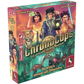 ChronoCops – Da Vincis Universal-Dilemma, Brettspiel ChronoCops – Da Vincis Universal-Dilemma, Brettspiel