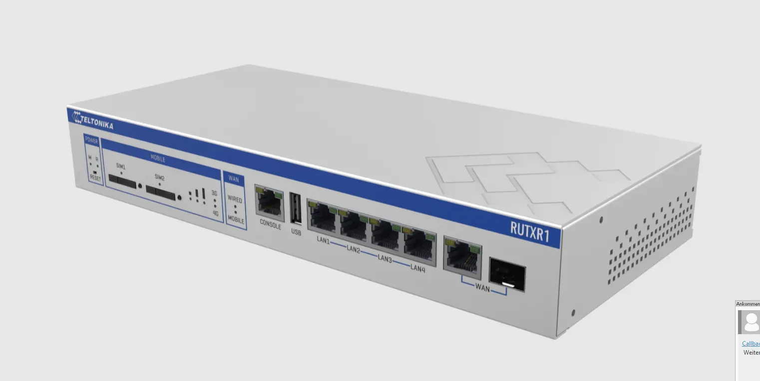 Teltonika · Router · RUTXR1 · SFP · LTE · WAN / 19" Winkel inklusive – Bild 2