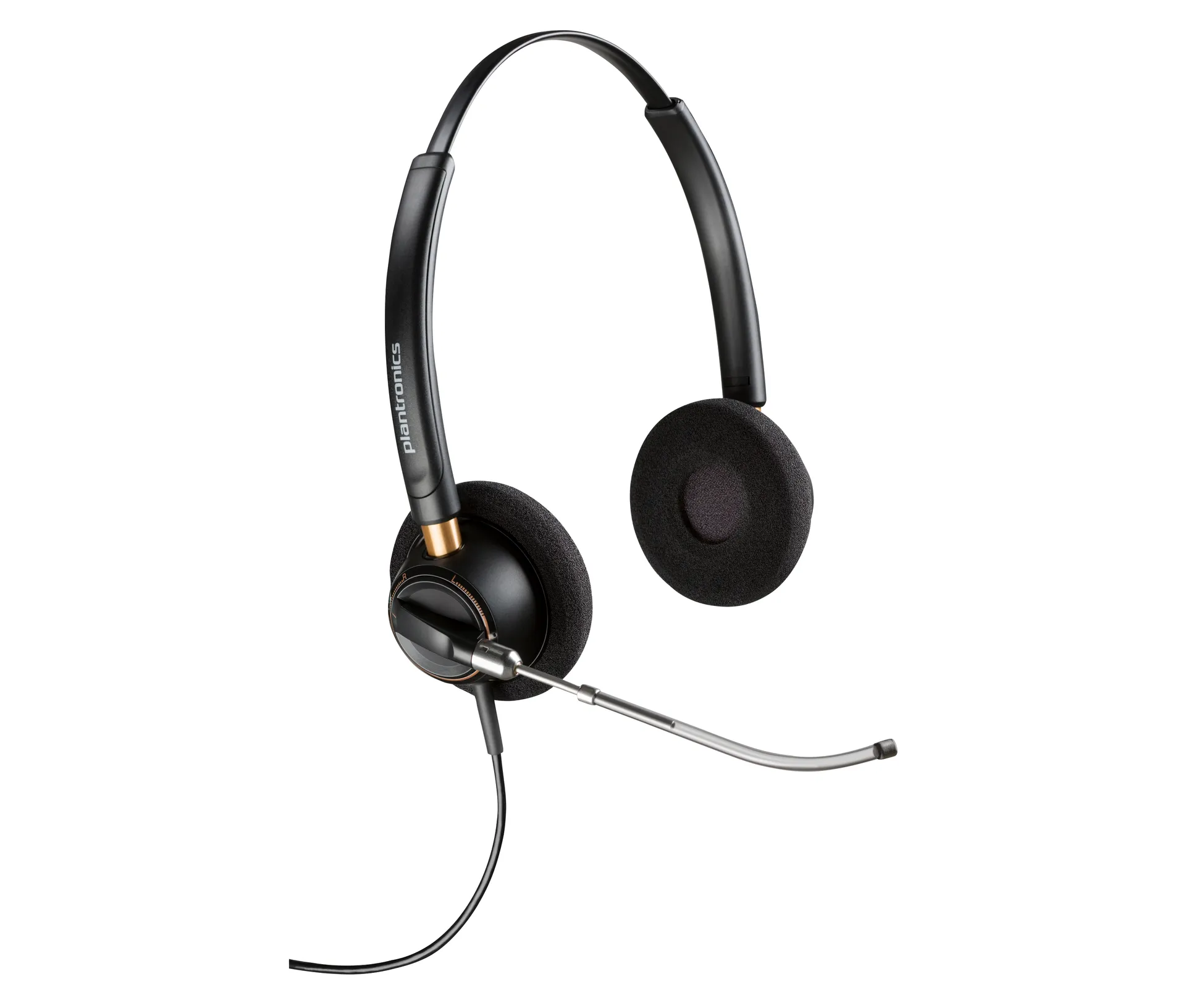 HP Poly EncorePro 520V Binaurales Headset-Sprachrohr + Quick Disconnect HP Poly EncorePro 520V Binaurales Headset-Sprachrohr + Quick Disconnect