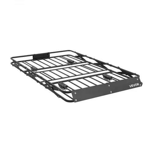 VEVOR Dachträgerkorb 1626 x 990 x 102 mm Dachgepäckkorb mit Klappmechanismus Tragkraft bis 90,72 kg Wetterfester Faltbarer Autodachkorb aus Legierungsstahl Dachtransportkorb Geeignet für SUVs Pickups – Bild 10