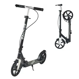 VEVOR Scooter (2 Räder) für Kinder ab 8 Jahren, Cityroller Kinderroller Straßenroller mit höhenverstellbarem Lenker & rutschfestem Deck & Handbremse, Tretroller bis zu 100 kg, Schwarz + Silber VEVOR Scooter (2 Räder) für Kinder ab 8 Jahren, Cityroller Kinderroller Straßenroller mit höhenverstellbarem Lenker & rutschfestem Deck & Handbremse, Tretroller bis zu 100 kg, Schwarz + Silber