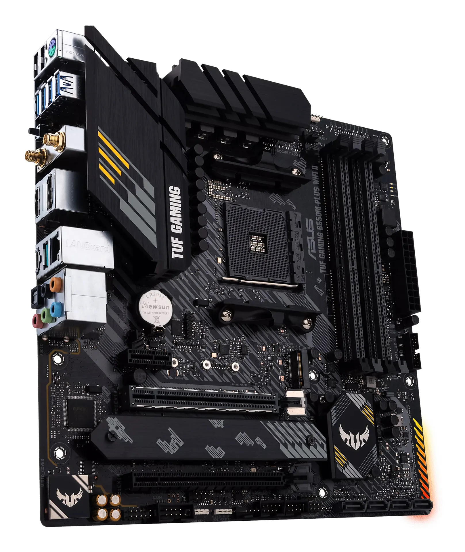 ASUS TUF GAMING B550M-PLUS WIFI II AMD B550 Sockel AM4 micro ATX – Bild 4