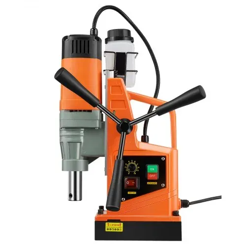 VEVOR Bohrmaschine, 1550 W 50 mm Bohrdurchmesser, 2922 lbf Power Magnetbohrer, 500 PRM, 10-Gang, Elektrische Bohrmaschine für Metalloberflächen, Industrie und Heimwerker – Bild 9