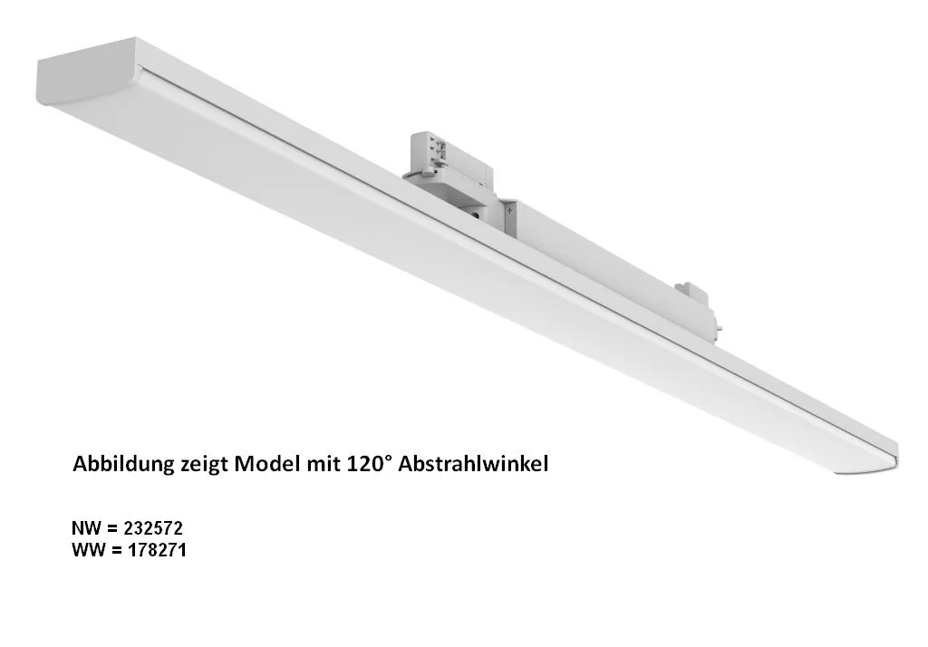 Synergy 21 LED Track-Serie für Stromschiene VLE-Serie 48W, 120°, nw, CRI>90 B – Bild 4