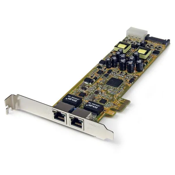StarTech.com Dual Port PCI Express Gigabit Netzwerkkarte – PCIe PoE/PSE NIC Server Adapter StarTech.com Dual Port PCI Express Gigabit Netzwerkkarte – PCIe PoE/PSE NIC Server Adapter