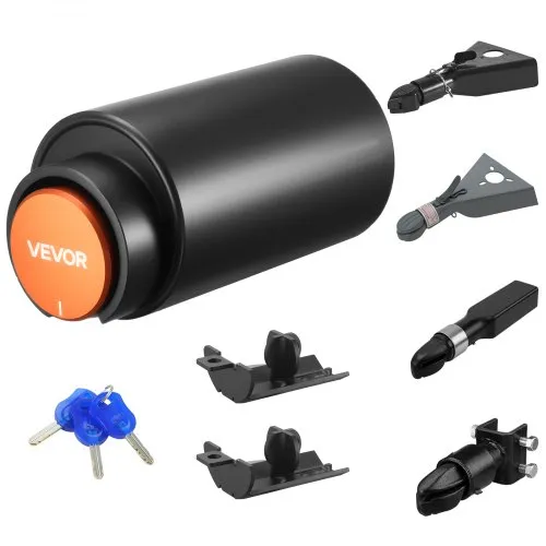 VEVOR Anhängerschloss, kompatibel mit 50,6 mm und 58,7 mm Kupplungen, Diebstahlsicherung mit 3 Schlüsseln, korrosionsbeständig, Sicherheitsschloss für Wohnmobile, Anhänger, Boote VEVOR Anhängerschloss, kompatibel mit 50,6 mm und 58,7 mm Kupplungen, Diebstahlsicherung mit 3 Schlüsseln, korrosionsbeständig, Sicherheitsschloss für Wohnmobile, Anhänger, Boote