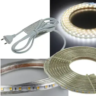 LED-Stripe “Ultra-Bright” 230V, 5,0m 630 Lumen/Meter, weiß #REST# LED-Stripe “Ultra-Bright” 230V, 5,0m 630 Lumen/Meter, weiß #REST#