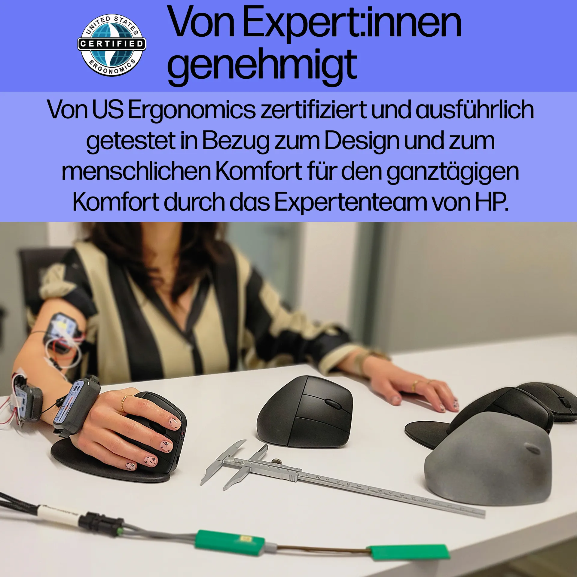 HP 925 Ergonomische vertikale Maus – Bild 6