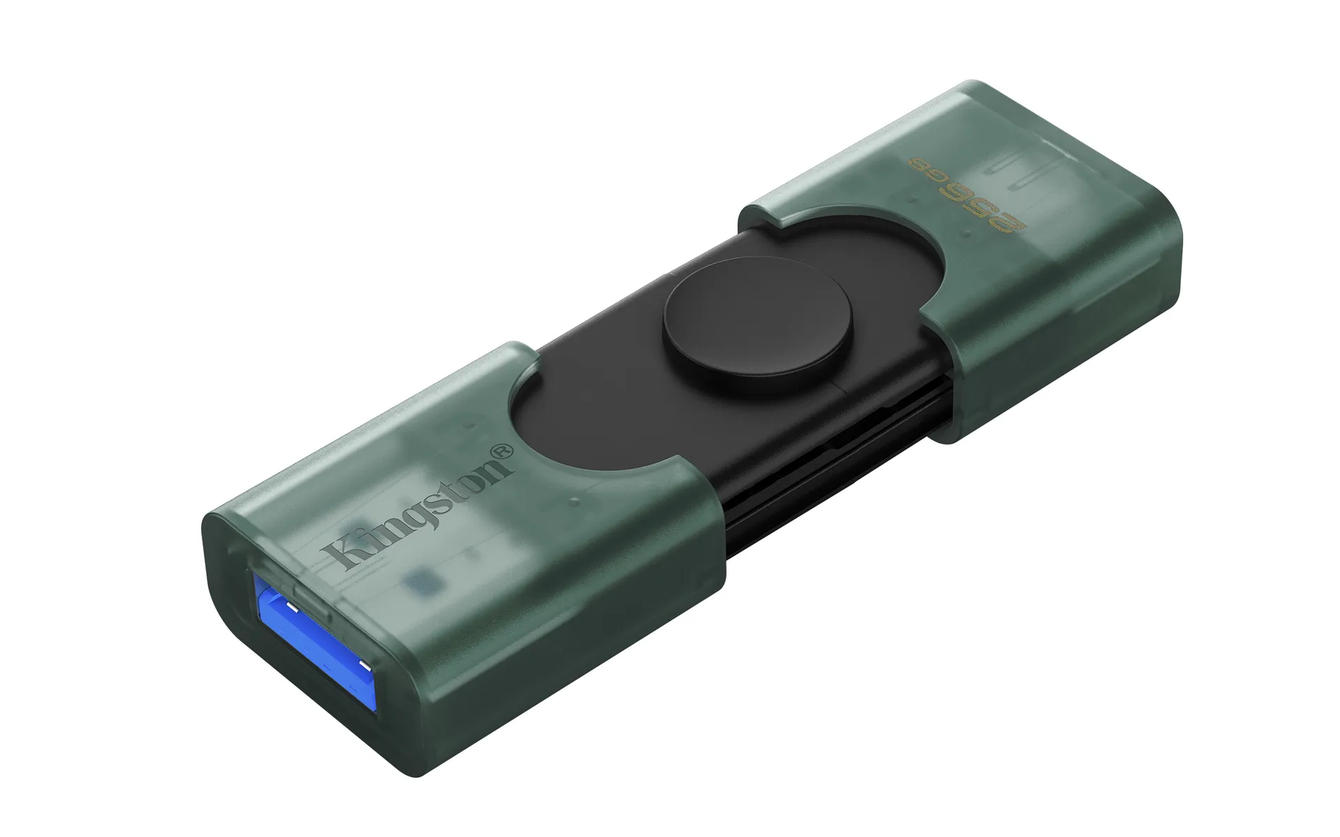 Kingston Technology DataTraveler DuoG2 USB-Stick 256 GB USB Type-A / USB Type-C 3.2 Gen 1 (3.1 Gen 1) Schwarz, Grün – Bild 5