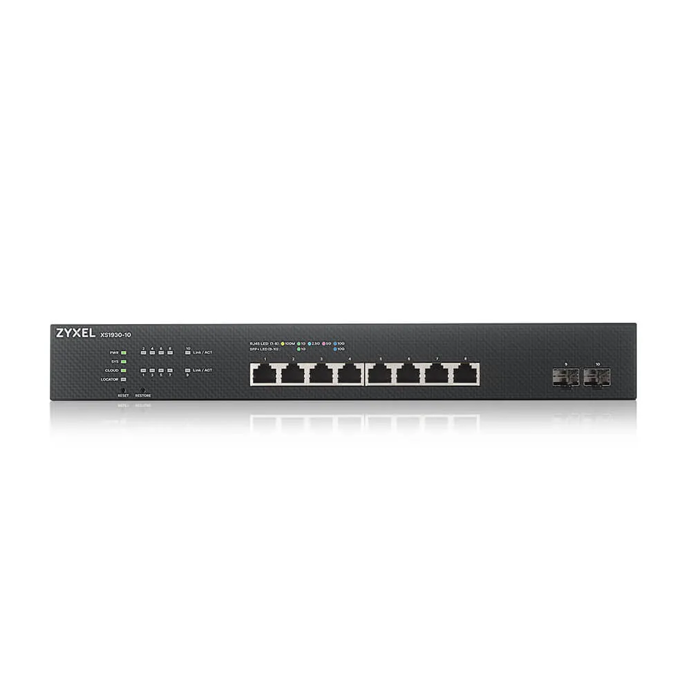 Zyxel XS1930-10-ZZ0101F Netzwerk-Switch Managed L3 10G Ethernet (100/1000/10000) Schwarz – Bild 2