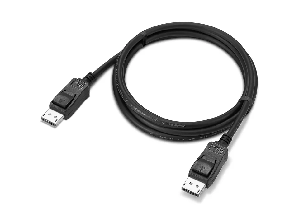 Lenovo 4X91U92142 DisplayPort-Kabel 1,8 m Schwarz Lenovo 4X91U92142 DisplayPort-Kabel 1,8 m Schwarz