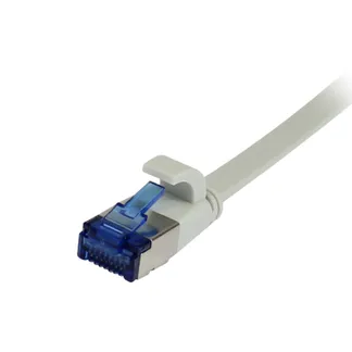 Patchkabel RJ45, CAT6A 500Mhz, 0.15m, grau, U/FTP, flach, TPE(Superflex), AWG32, Synergy 21 Patchkabel RJ45, CAT6A 500Mhz, 0.15m, grau, U/FTP, flach, TPE(Superflex), AWG32, Synergy 21